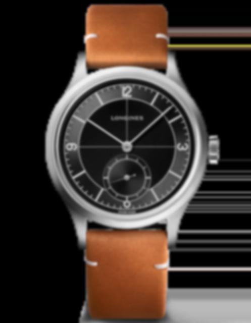 Men's watch / unisex  LONGINES, Heritage Classic-Sector Dial / 38.50mm, SKU: L2.828.4.53.2 | watchphilosophy.co.uk