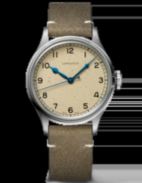 Men's watch / unisex  LONGINES, Heritage Military / 38.50mm, SKU: L2.819.4.93.2 | watchphilosophy.co.uk