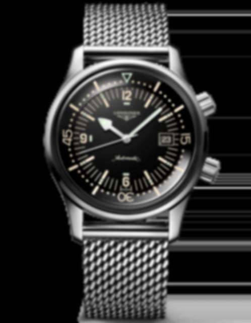 Men's watch / unisex  LONGINES, Legend Diver Watch / 42mm, SKU: L3.774.4.50.6 | watchphilosophy.co.uk
