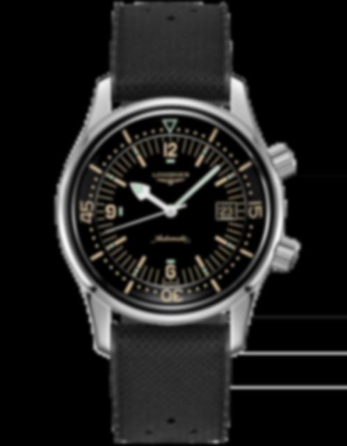 Men's watch / unisex  LONGINES, Legend Diver Watch / 42mm, SKU: L3.774.4.50.9 | watchphilosophy.co.uk
