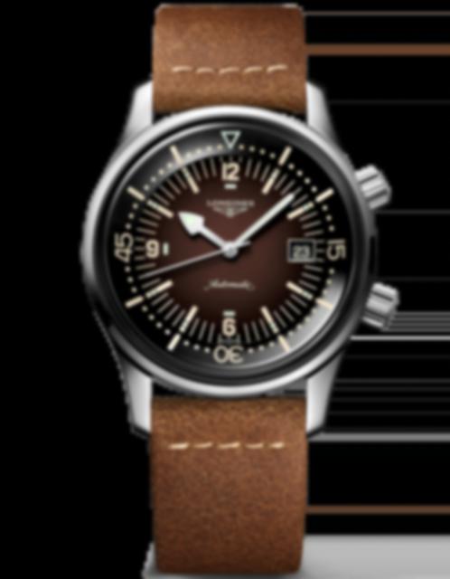 Men's watch / unisex  LONGINES, Legend Diver Watch / 42mm, SKU: L3.774.4.60.2 | watchphilosophy.co.uk
