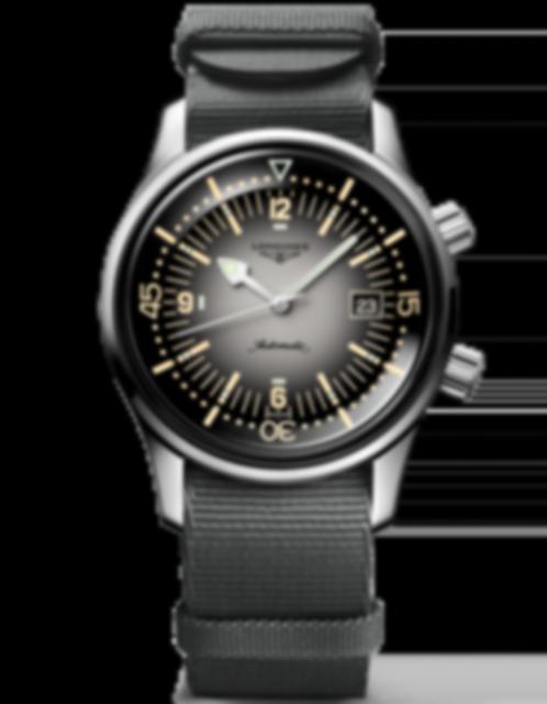 Men's watch / unisex  LONGINES, Legend Diver Watch / 42mm, SKU: L3.774.4.70.2 | watchphilosophy.co.uk