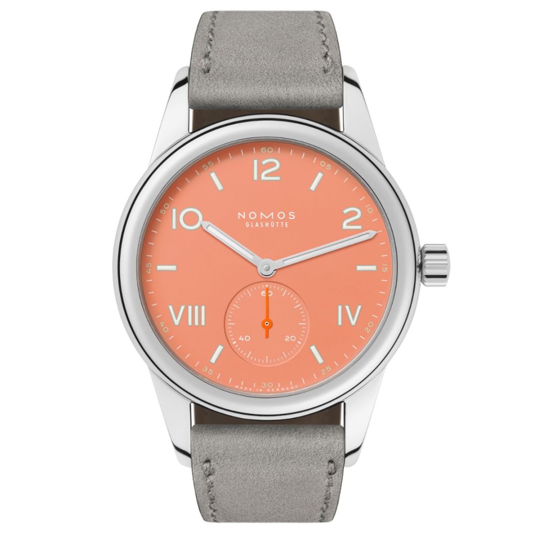 Men's watch / unisex  NOMOS GLASHÜTTE, Club Campus Cream Coral / 36mm, SKU: 714 | watchphilosophy.co.uk