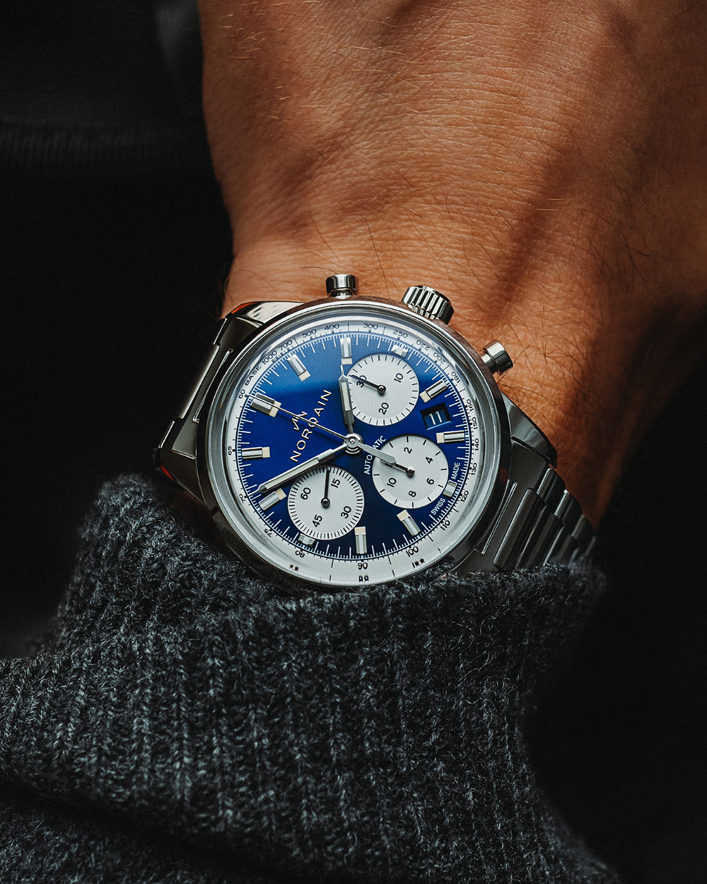 Men's watch / unisex  NORQAIN, Freedom 60 Chrono / 40mm, SKU: N2201S22C/A221/201SG | watchphilosophy.co.uk