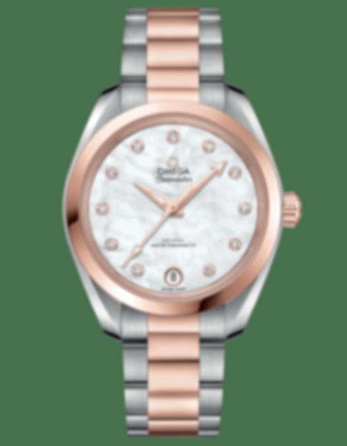 Ladies' watch  OMEGA, Seamaster Aqua Terra 150m Co Axial Master Chronometer / 34mm, SKU: 220.20.34.20.55.001 | watchphilosophy.co.uk