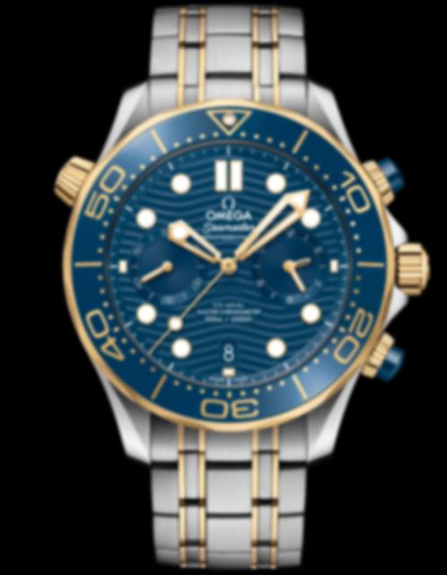 Men's watch / unisex  OMEGA, Diver 300m Co Axial Master Chronometer Chronograph / 44mm, SKU: 210.20.44.51.03.001 | watchphilosophy.co.uk