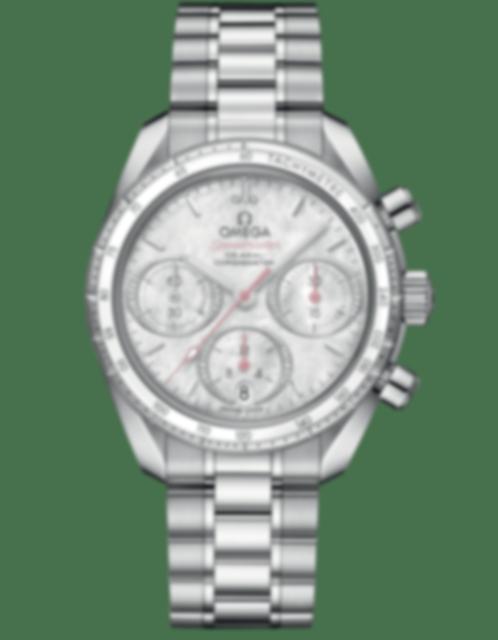 Ladies' watch  OMEGA, Speedmaster 38 Co Axial Chronometer Chronograph / 38mm, SKU: 324.30.38.50.55.001 | watchphilosophy.co.uk