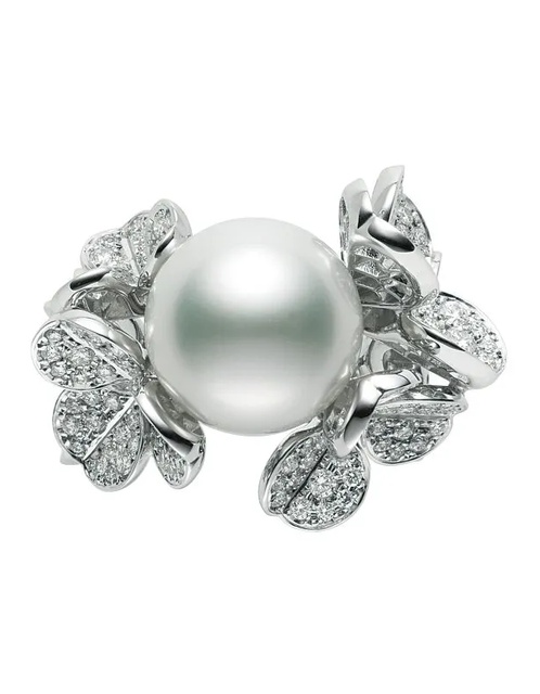 Women Jewellery  MIKIMOTO, Fortune Leaves Collection, SKU: PR1434NDW | watchphilosophy.co.uk