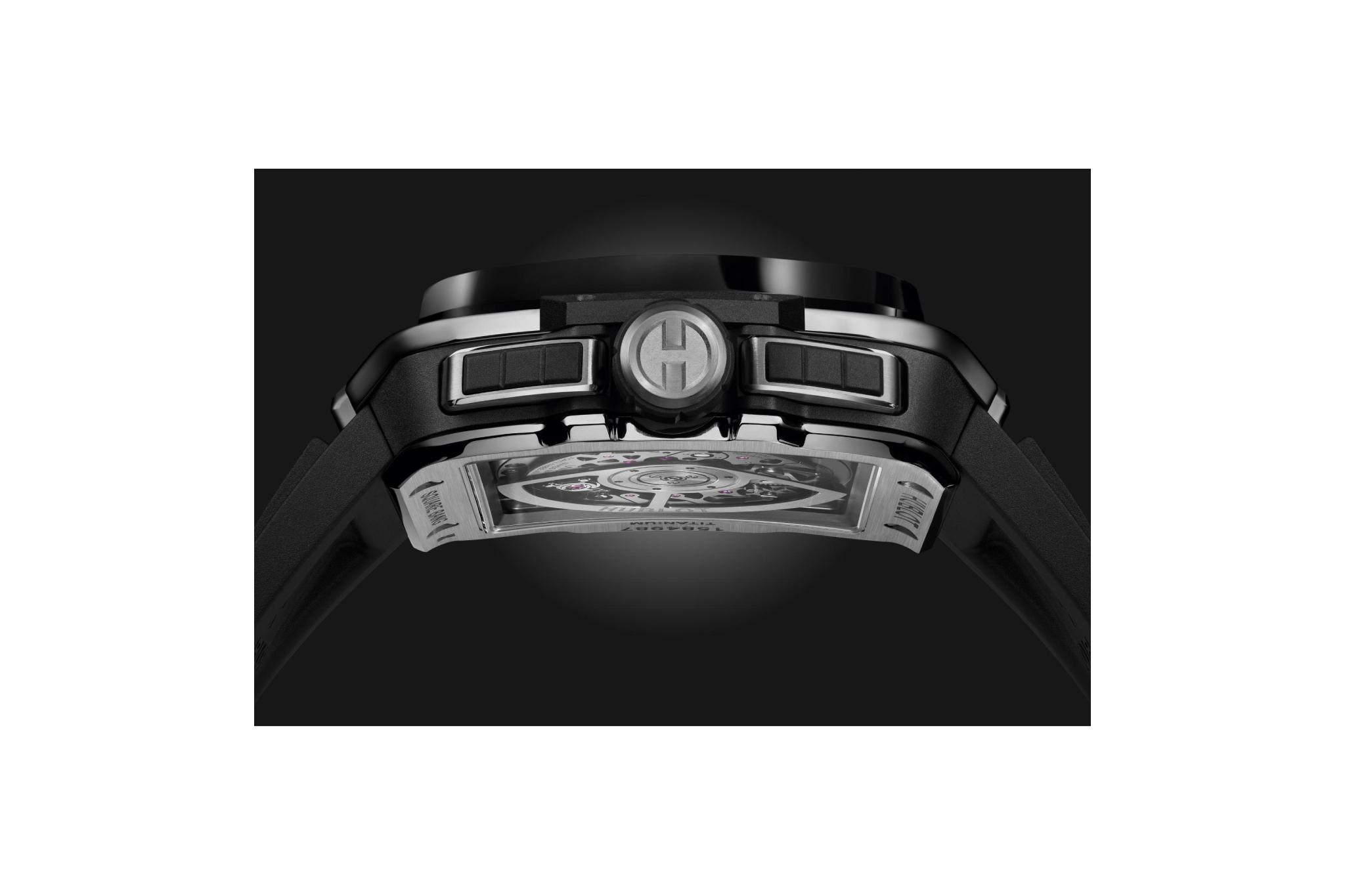 Men's watch / unisex  HUBLOT, Square Bang Unico Titanium Ceramic / 42mm, SKU: 821.NM.0170.RX | watchphilosophy.co.uk